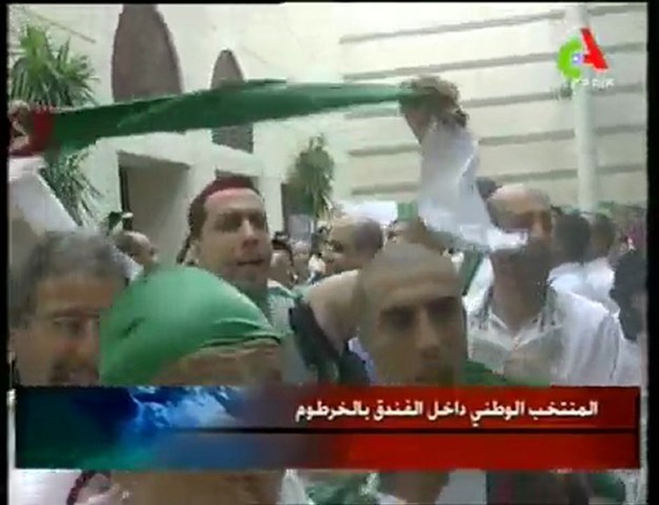 Retour Alger après la qualification des fennecs à CM CA 2010