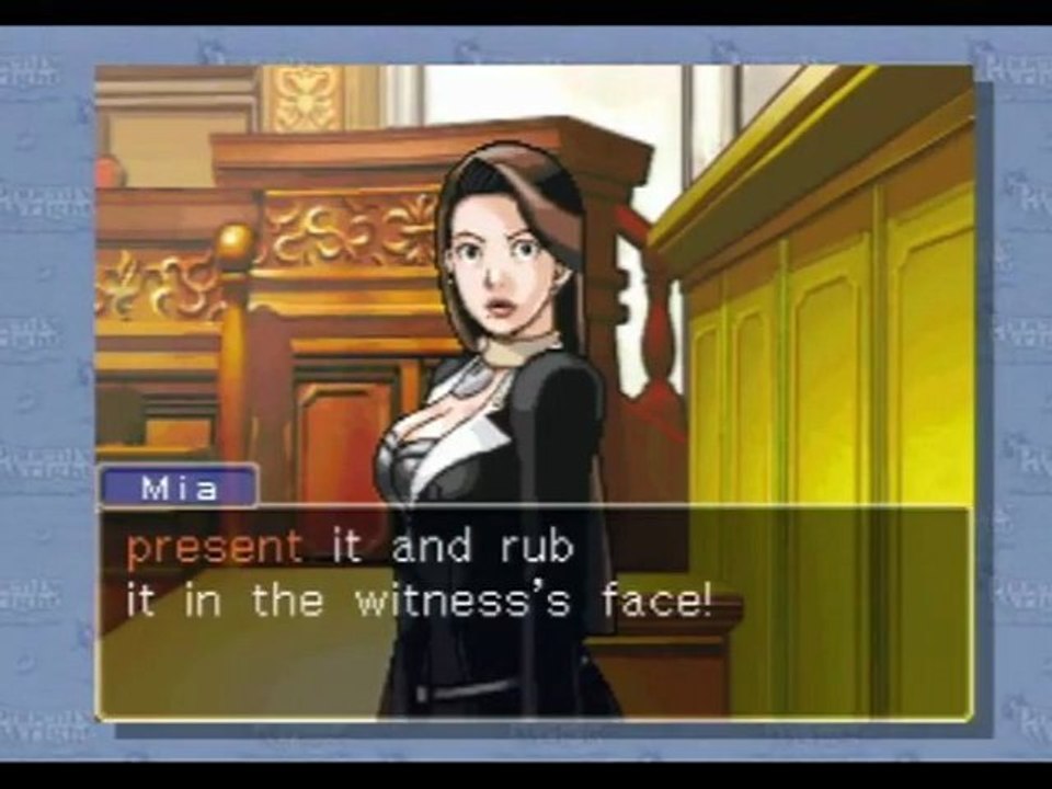 Phoenix Wright WiiWare Gameplay 2