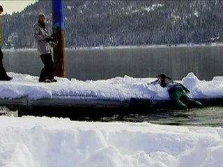 Snowboard Jump Fail - Autumn Line