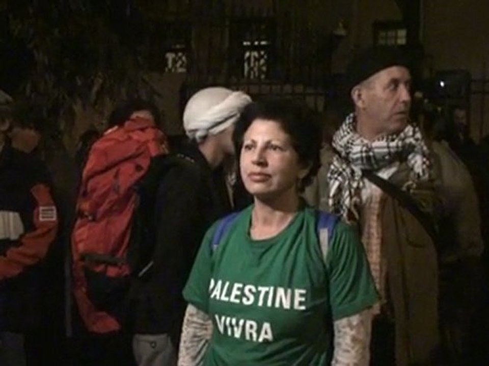 Marche de Gaza : Témoignage de Sakina 27-12-2009