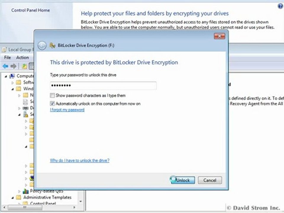 Using Windows 7 Bitlocker