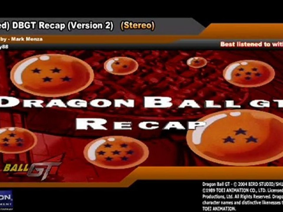 (Unreleased) DBGT Recap (Version 2) - Mark Menza