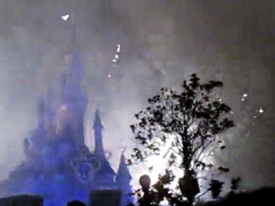 New Year Firework 2010 @ Disneyland Paris
