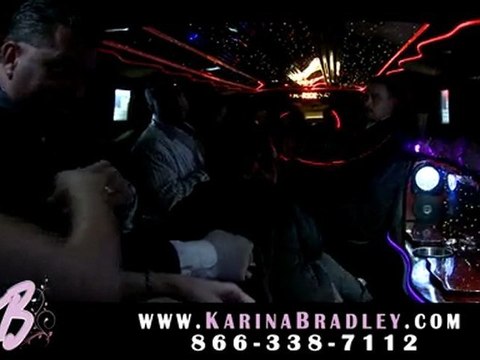 Karina Bradley Singing Dance Floor Diva in the Limo