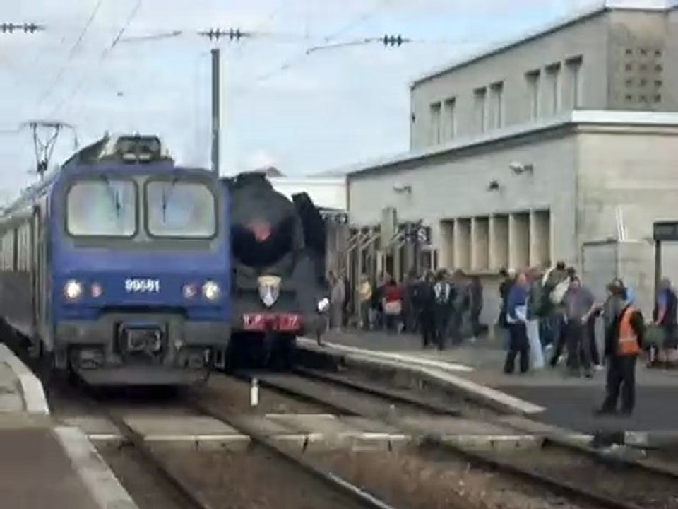 Départ 241p17 Gare SNCF Besançon-Viotte