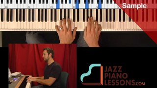 Jazz Piano Improvisation - BeBop (better audio)