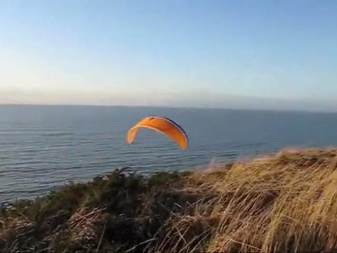 Janvier 2009 parapente à Carolles