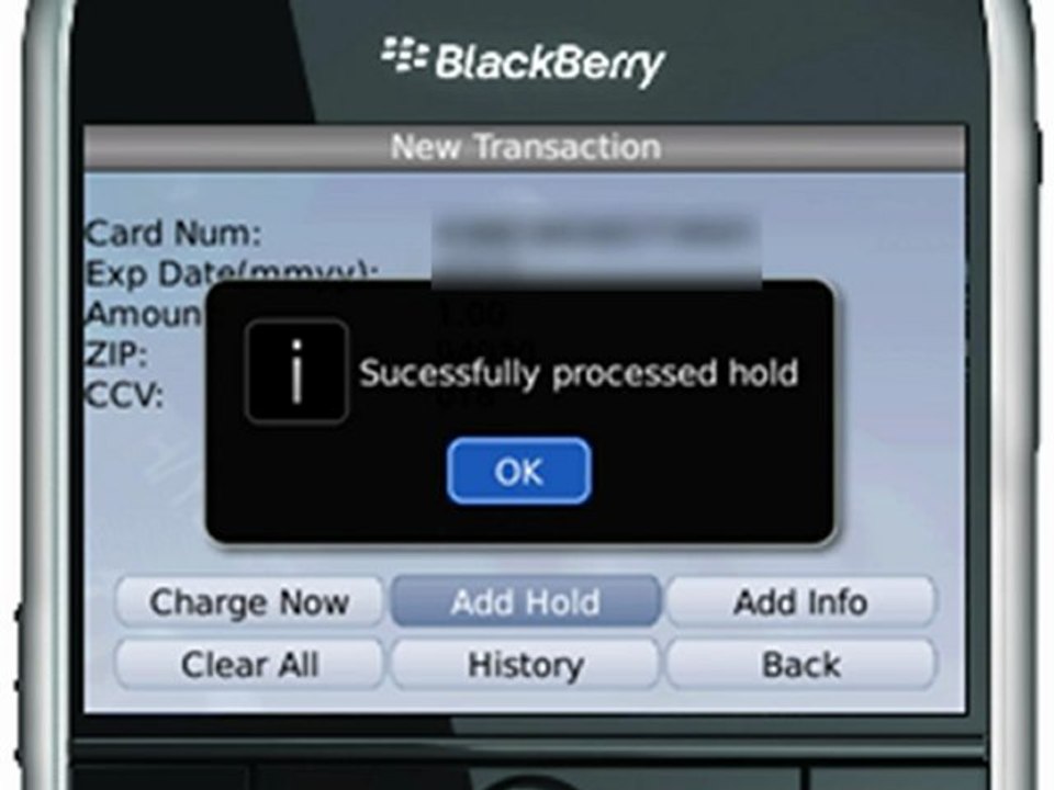 FREE Credit Card Processing for BlackBerry - 2 of 2