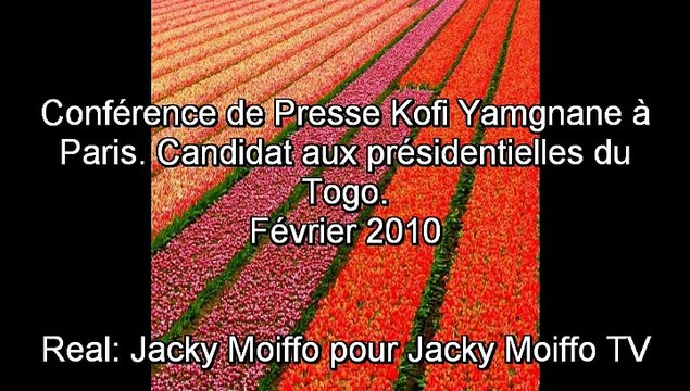 Conf.Presse de Kofi YAMGNANE à Paris par Jacky Moiffo 1