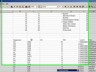 Sports Handicapping Microsoft Excel