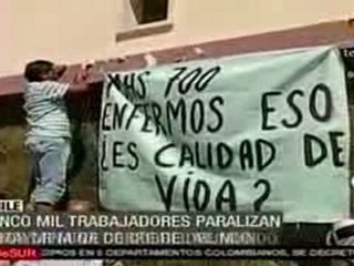 Huelga en CODELCO espera votación de trabajadores