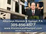 Spinal Cord Injury! Miami Lawyers, Klemick and Gampel, 3314
