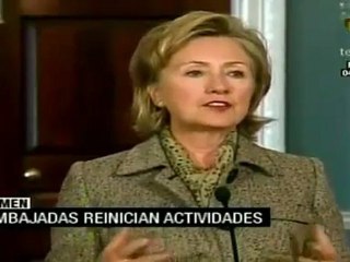 Reabren embajadas de GB, EEUU y Francia en Yemen