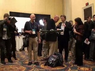Parrot AR.Drone quadricopter flying thing impresses at CES