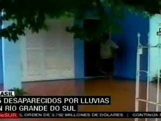 Llegan a 87 muertos por lluvias en Brasil