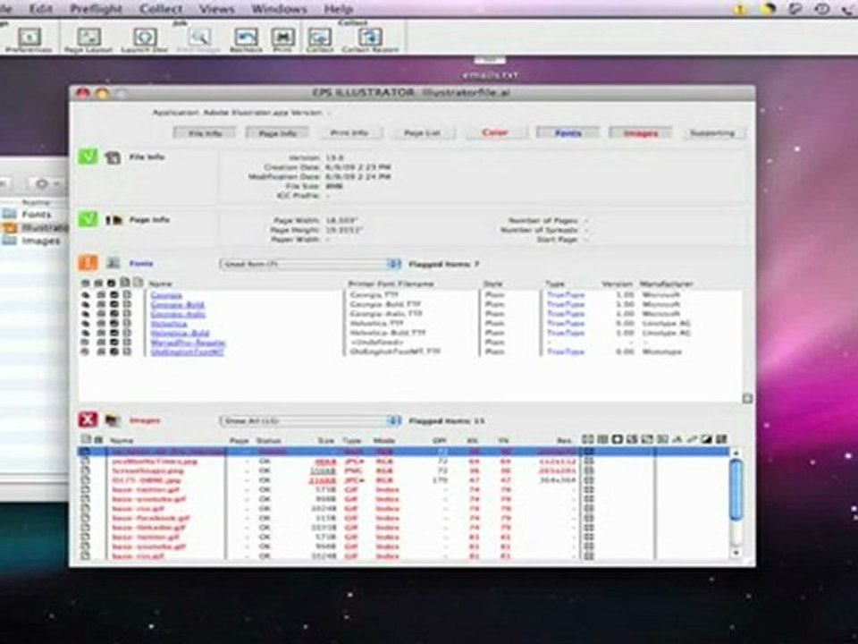 Preflight and Package Adobe Illustrator files