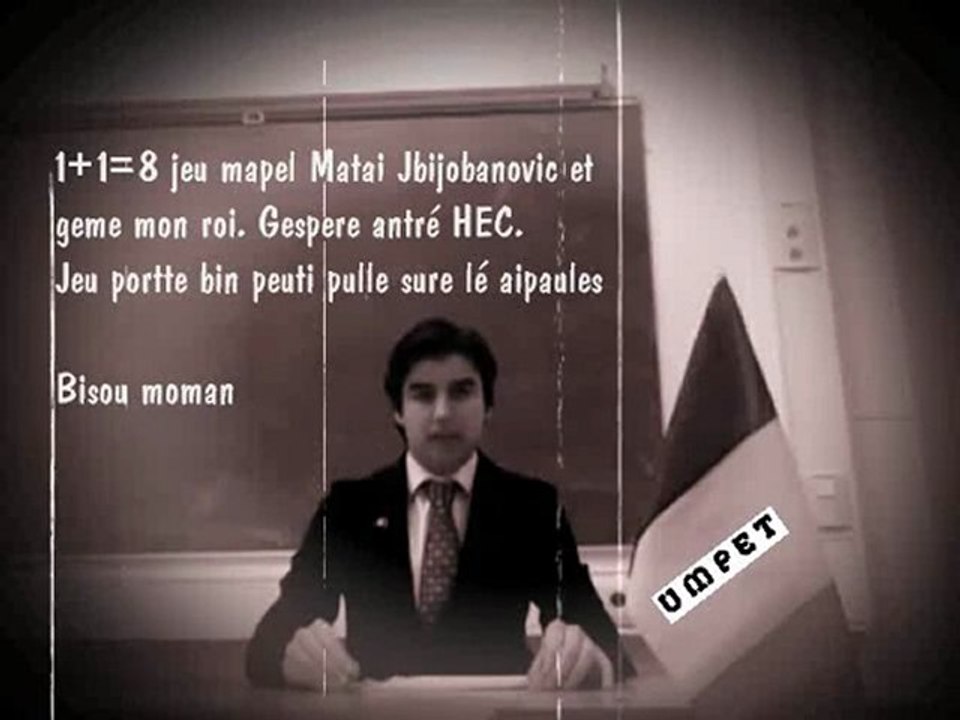 Parodie d'une parodie ou c'est vrai ?