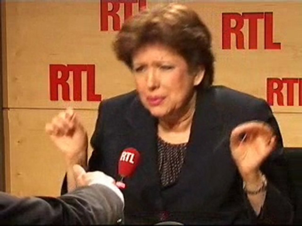 Roselyne Bachelot, invitée de RTL (05/01/10)