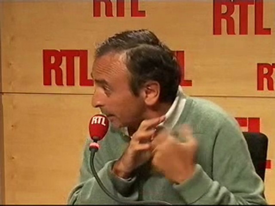 La chronique d'Eric Zemmour sur RTL (04/01/10)