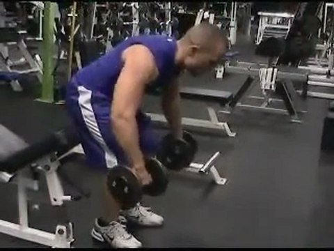 Back Exercises: Dumbbell Bent Over Rows