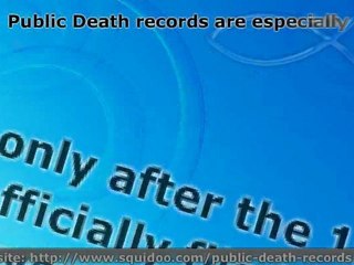 Public Death Records - Find Death REcerds