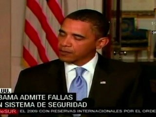 Obama admite fallas de seguridad en EEUU