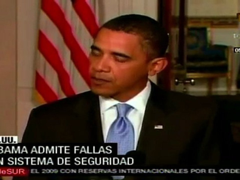 Obama admite fallas de seguridad en EEUU