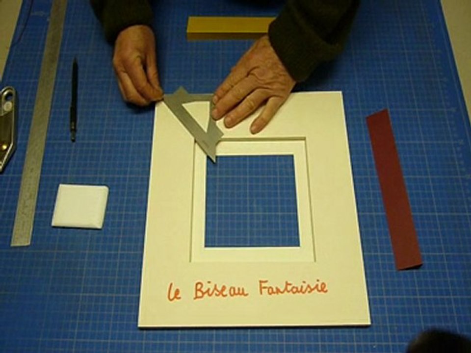 le biseau fantaisie avec le gabarit GABDU