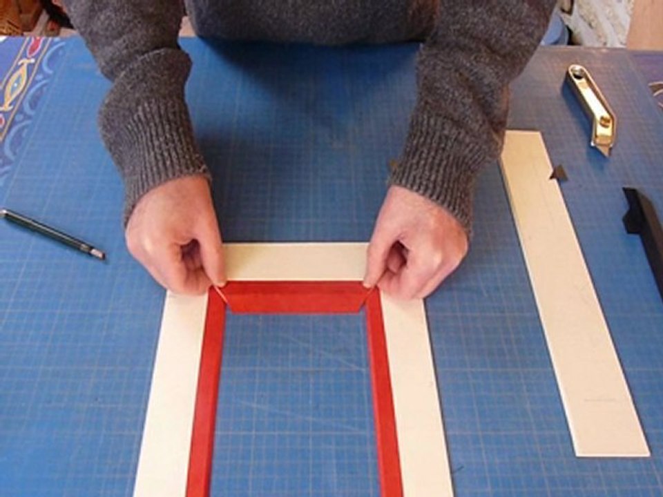 Le gainage du biseau anglais.