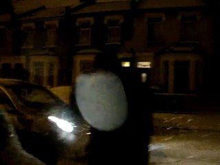 Snowfall at 12.00 am ........amazing ........ freezing .....