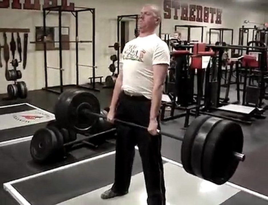 soulever d'haltères et faceplant