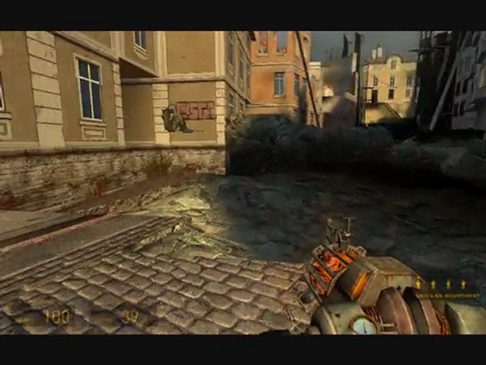 Walkthrough: Half-life 2 (51): Bâtiments détruits