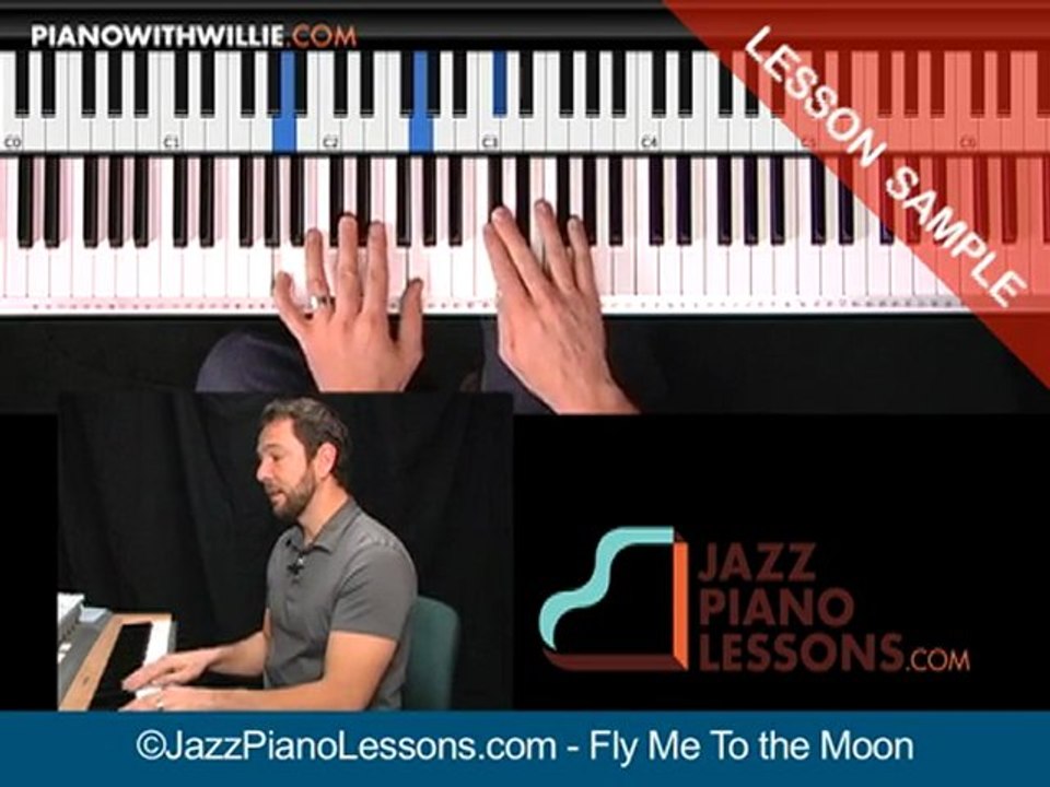 Fly Me To The Moon - Jazz Standard - Learn piano