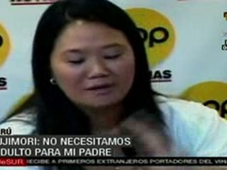 Hija de Fujimori confía en la liberación de su padre