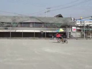 Hand & foot tilting semi-recumbent trike