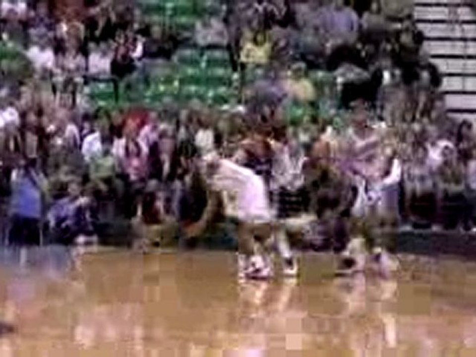 NBA Mehmet Okur makes a nice defensive play and finishes it