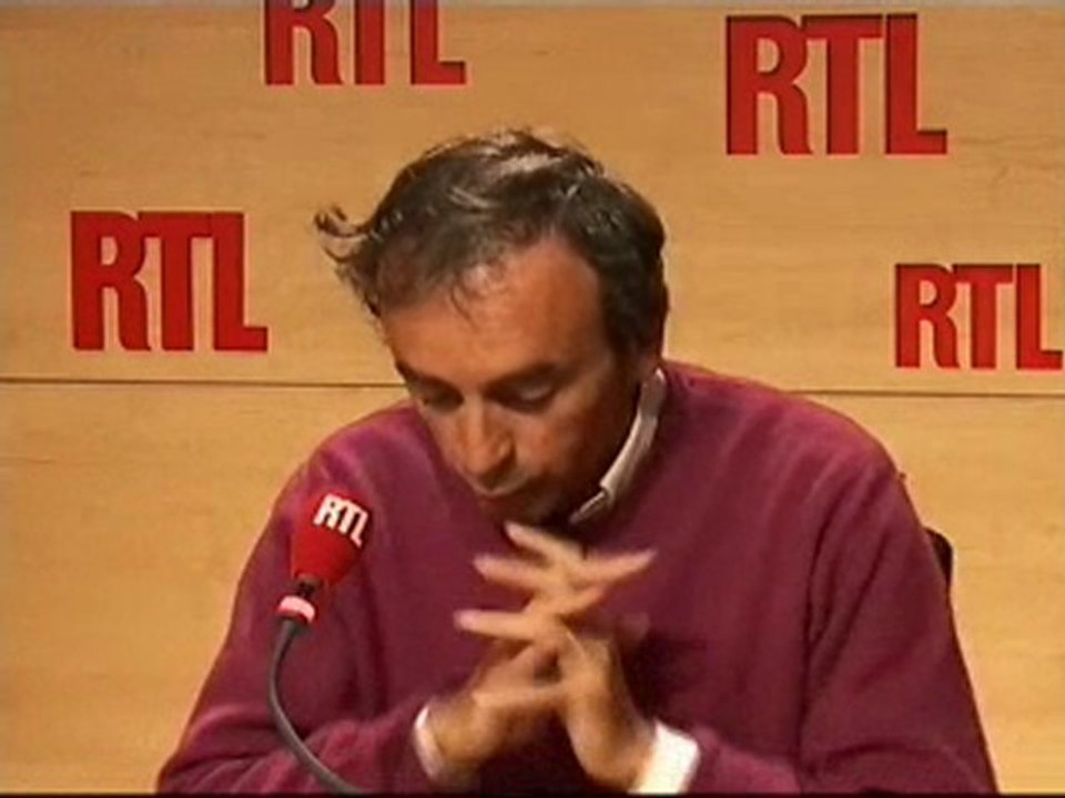 La chronique d'Eric Zemmour sur RTL (07/01/10)