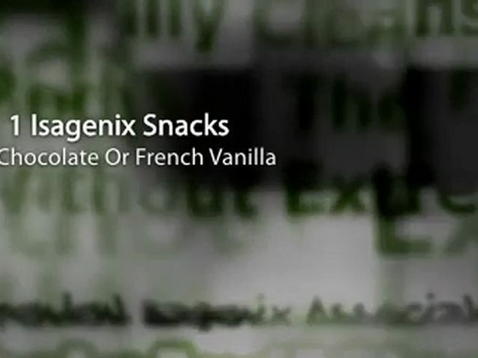 Fast Start Cleansing Pak With Isagenix Snacks!