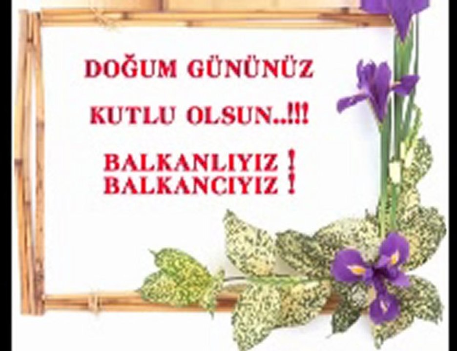 Doğum Gününüz Kutlu Olsun..!!!