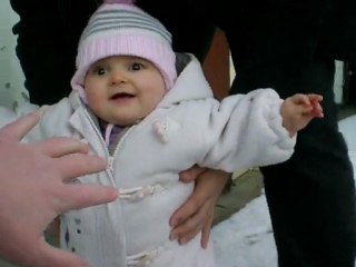 Lyzéa dans la neige 07.01.10