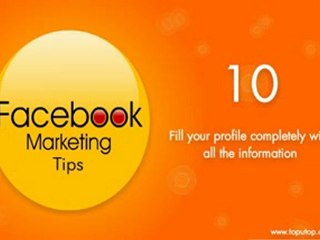 Facebook Marketing Tips