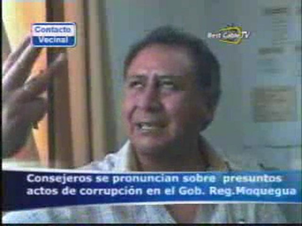 CORRUPCION EN MOQUEGUA DENUNCIAN CONSEJEROS REGIONALES