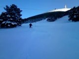 Mont Serein, Mont Ventoux, ski mercredi 6 janvier