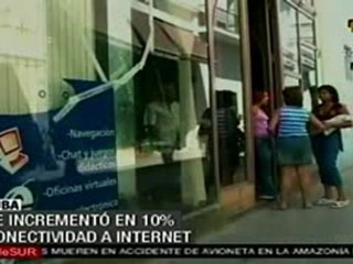 Cuba amplía conexiones a Internet