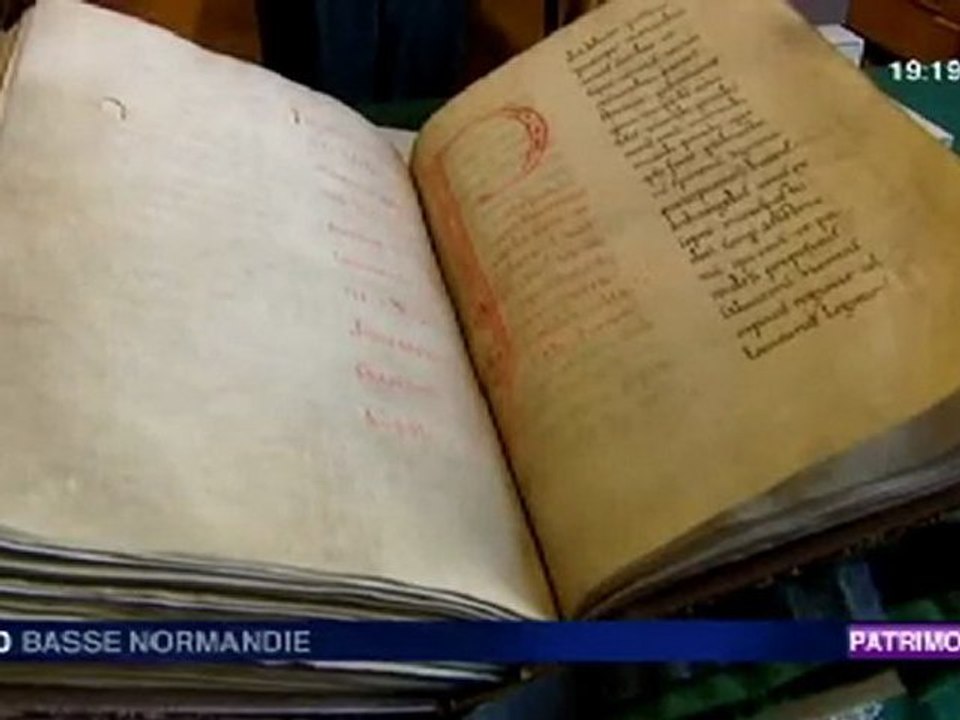 numérisation des manuscrits du Mont-Saint-Michel