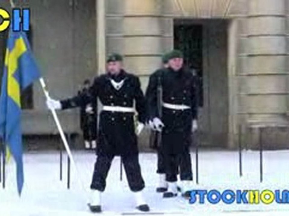 The Swedish National Anthem - Stockholm Royal Palace 2010