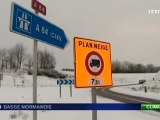 pourquoi l'A84 est paralysée par temps de neige?