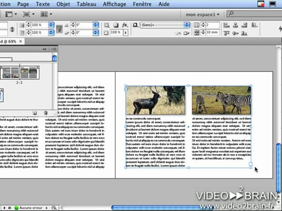 InDesign CS4 : La gestion du flux de pages