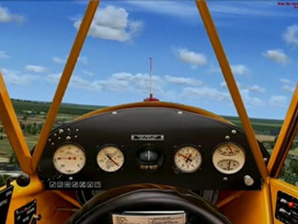 Piper J 3 Club Rouge blanc