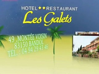 Les Galets : hôtel restaurant avec vue sur la mer à Bandol